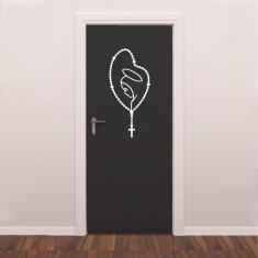 Imagem de Adesivo De Parede Terço Nossa Senhora Frete tamanho 30cm x 60cm 