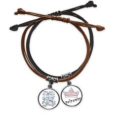 Imagem de DIYthinker Pulseira de couro com estampa de vida marinha polvo azul com corrente de mão