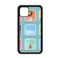 Imagem de Capa para iPhone 11 Pro Max com cultura de viagem japonesa local para Apple Mobile
