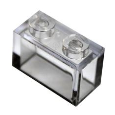 Imagem de Peças e peças LEGO: Trans-Clear (Transparent Clear) 1x2 Brick x50