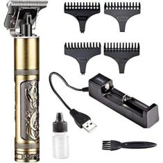 Imagem de Maquina Acabamento Dragao Cabelo Barba Recarregável Detalhe Sem Fio -