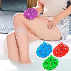 Imagem de Massageador Corporal Luva Manual 7 Esferas Alivia Dores Tensão Corpora
