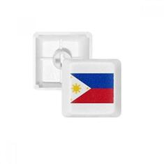 Imagem de OFFbb Filipinas Bandeira nacional do país da Ásia pbt nomes de teclas de teclado mecânico branco OEM sem marcação imprimir
