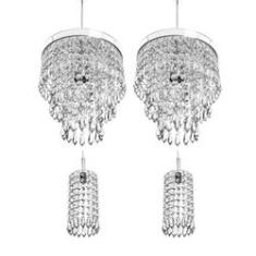 Imagem de Kit 2 Pendentes Clearcrillic + 2 Pendentes Manucrillic