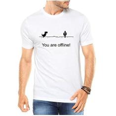 Imagem de Camiseta Masculina You Are Offline Frase Nerd Geek Tumblr 