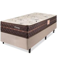 Imagem de Cama Box Colchão Solteiro Ortopédico Firme Espuma D33 Antialérgico Certificado 88x188x58cm - BF Colchões