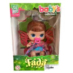 Imagem de Boneca Babys Collection Mini Fada Morena - 139760-A - Supertoys (3734)