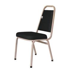Imagem de Cadeira Empilhável para Hotelaria Linha Hotel Jersey Preto