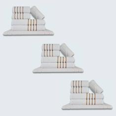 Imagem de Jogo De Toalhas 18 Pçs Coleção Dubai 100% Algodão Branco