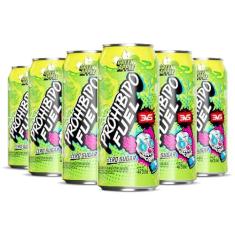 Imagem de 3VS Nutrition Pré Treino Prohibido Fuel Sabor Maça Verde Pack Com 6 Unidades De 473ml