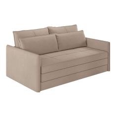 Imagem de sofá-cama casal 2 lugares sophia suede capuccino