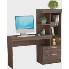 Imagem de Mesa para Computador Office Kokai Nogal - MoveisAqui