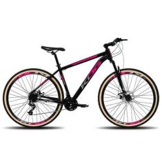 Imagem de Bicicleta Aro 29 KOG 24V Freio a Disco Cambio Indexado, Preto, Rosa, C