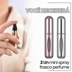 Imagem de Kit Porta Perfume Mini Frasco 5ml Recarregável Portátil - Escolha Seu 