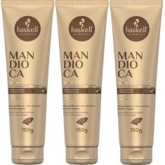 Imagem de Kit 3 Leave In Haskell Creme De Pentear Mandioca 150Gr