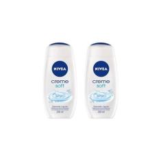 Imagem de Sabonete Liquido Nivea 250ml Creme Soft - Kit C/2Un