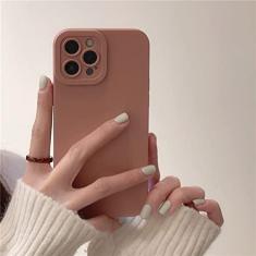 Imagem de Capa fosca de luxo neon candy color para iphone 13 11 12 pro max xs x xr 7 8 plus se 2020 capa à prova de choque colorida de silicone macio, rosa, para iphone 11