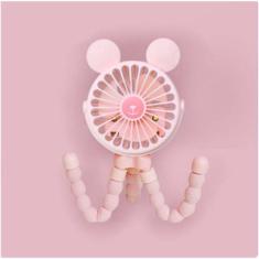 Imagem de Mini Ventilador Usb Recarregável Com Luz Para Carrinho Bebe - sua kZa,