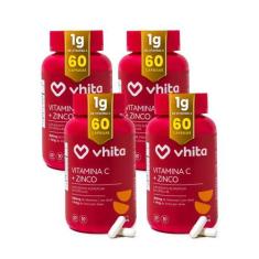 Imagem de Vitamina C 1000mg e Zinco Com Alta Concentração e Mais Imunidade 60 cá