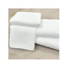 Imagem de Kit 4 Toalha De Banho Esmeralda 100% Algodão Toalha Para Salão De Bele