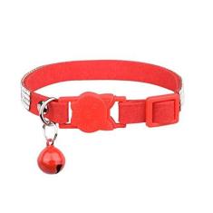 Imagem de Aosora Coleira de gato com sinos de strass para gatos fofos acessórios para coleiras de animais de estimação ajustáveis para filhotes de gato