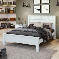 Imagem de Cama Casal Athenas Plus Móveis Lopas Branco