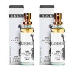 Imagem de Kit 2 Perfume Rock Masculino Amakha Paris Bolso Ou Bolsa