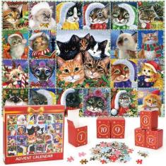Imagem de Quebra-cabeças de Natal do Calendário do Advento 2024 com 1008 unidade