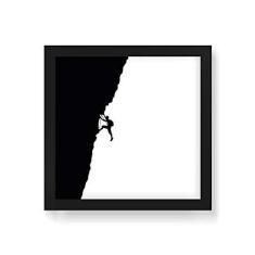 Imagem de Arte Maníacos Quadro Decorativo Rapel - 30x30cm (Moldura em laca )