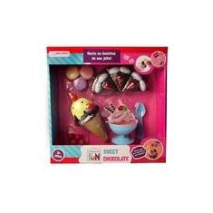 Imagem de Creative Fun Faz de Conta Multilaser Sweet Chocolate 8 peças