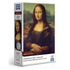 Imagem de Quebra-Cabeça Nano 500 Pçs - Leonardo Da Vinci - A Mona Lisa - Toyster