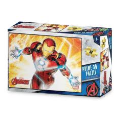 Imagem de Quebra Cabeça 3D Homem de Ferro 48 Peças Multikids - BR2030