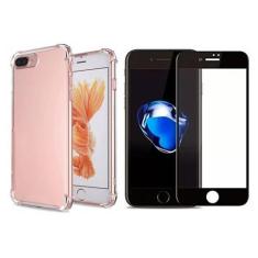 Imagem de Kit Capinha Antichoque + Película 3D Para Iphone 7 / 8 Plus - Hrebros