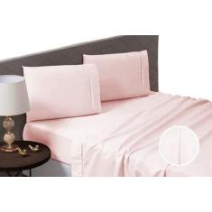 Imagem de Jogo de Lençol Queen 800 Fios 4 Peças Algodão Egípcio Toque Macio - Ar