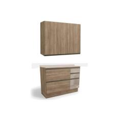 Imagem de Cozinha Completa Maxxi 3 Peças (1 Aéreo + 1 Balcão + 1 Complemento) C3