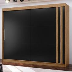 Imagem de Guarda-Roupa Casal 2 Portas 4 Gav 100% MDF MX Móveis Seul - Mx Moveis