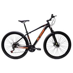 Imagem de Bicicleta Aro 29 Bike Ksw Xlt 21 Marchas Alumínio Freio a Disco (Preto/Laranja, 19)