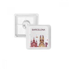 Imagem de Barcelona Spain teclado mecânico PBT para atualização de jogos