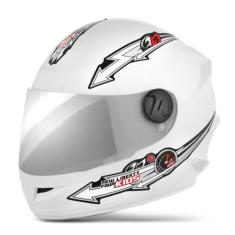 Imagem de Capacete Moto Fechado Pro Tork Liberty Four Kids Infantil Vis. Cromada