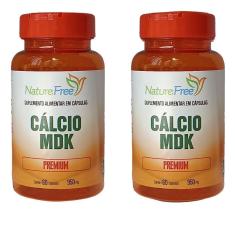 Imagem de Kit 2 Cálcio Mdk Premium 60 Cápsulas 950Mg
