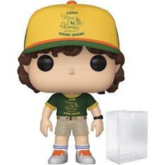 Imagem de Funko Stranger Things - Dustin no Camp Pop! Figura de vinil (inclui caixa protetora de caixa pop compatível)