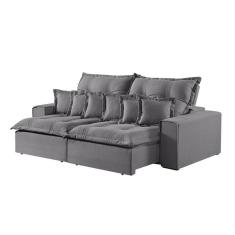 Imagem de Sofá 2 Lugares Retrátil e Reclinável Linho M-144 Martins