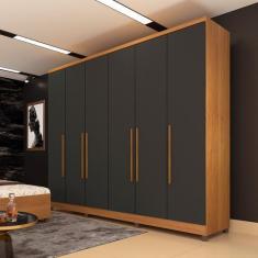 Imagem de Roupeiro Tcil Veneza Com Pés 6 Portas