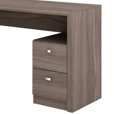 Imagem de Mesa para Computador com 2 gavetas ME4129 - Tecno Mobili - Carvalho