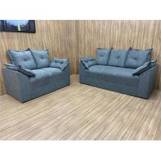 Imagem de Sofá 2 E 3 Lugares Cinza 605 Paris - Alpoim