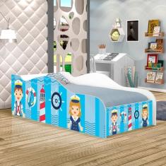 Imagem de Mini Cama Like Tripulação Do Mar Infantil Com Colchão