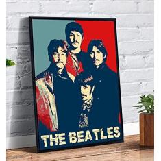 Imagem de Quadro decorativo Poster The Beatles Banda De Rock Famosa