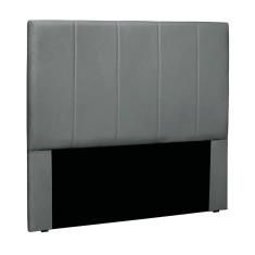 Imagem de Cabeceira Cama Box Casal 140 cm Arizona Veludo Cinza S04 - D`Rossi