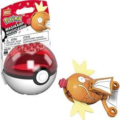 Imagem de Pokemon Magikarp Pokebola - Mega Construx - Mattel GVK65