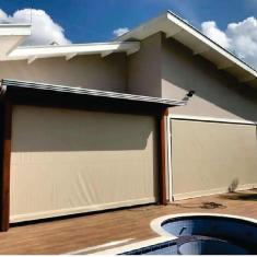 Imagem de Toldo Cortina Bege - 3,20m x 2,00m - kit completo